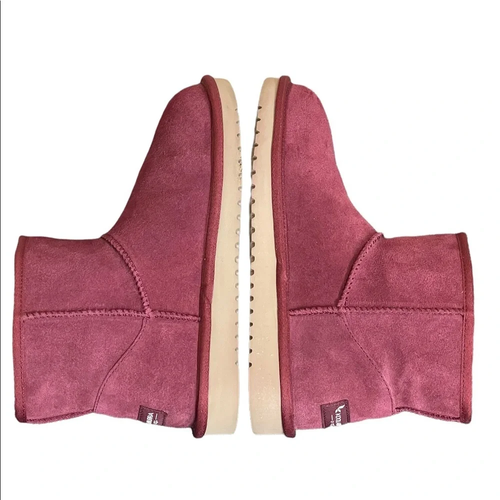 New‎ Koolaburra By Ugg Boots burgundy Victoria ankle size 7